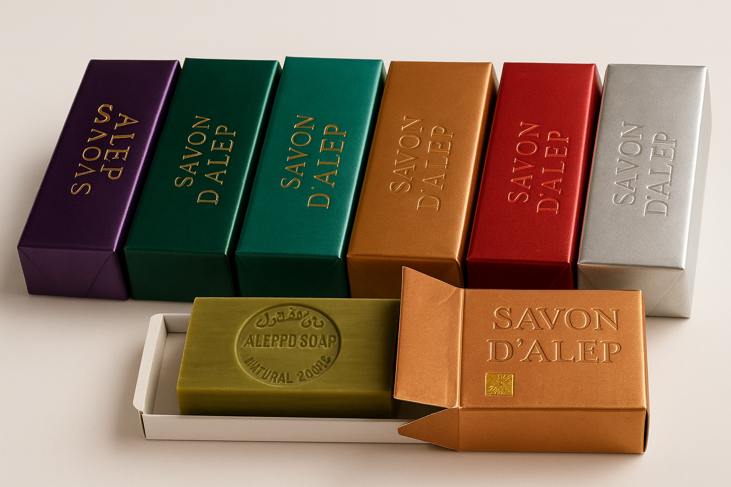 Lingots de Soin – L’Héritage du Savon d’Alep