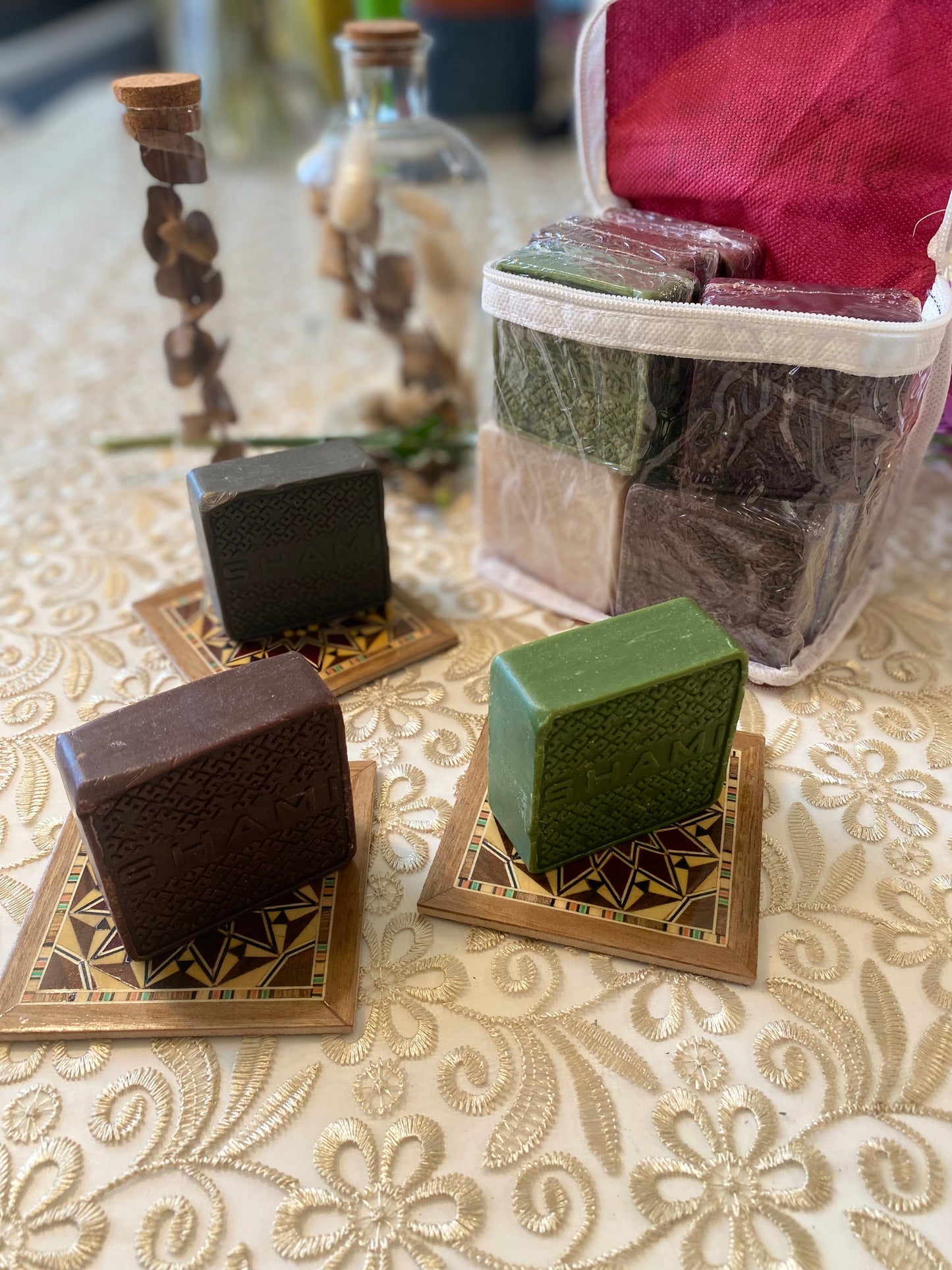 Sac de 12 Savons d’Alep Authentiques Naturels et Artisanaux