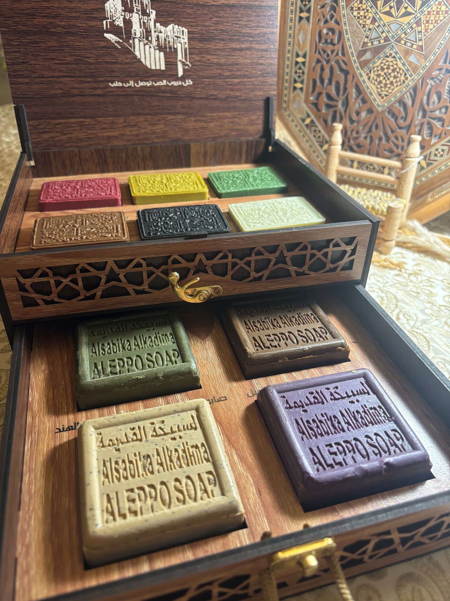 Coffret de Savon d’Alep – "La savonnerie de la citadelle"